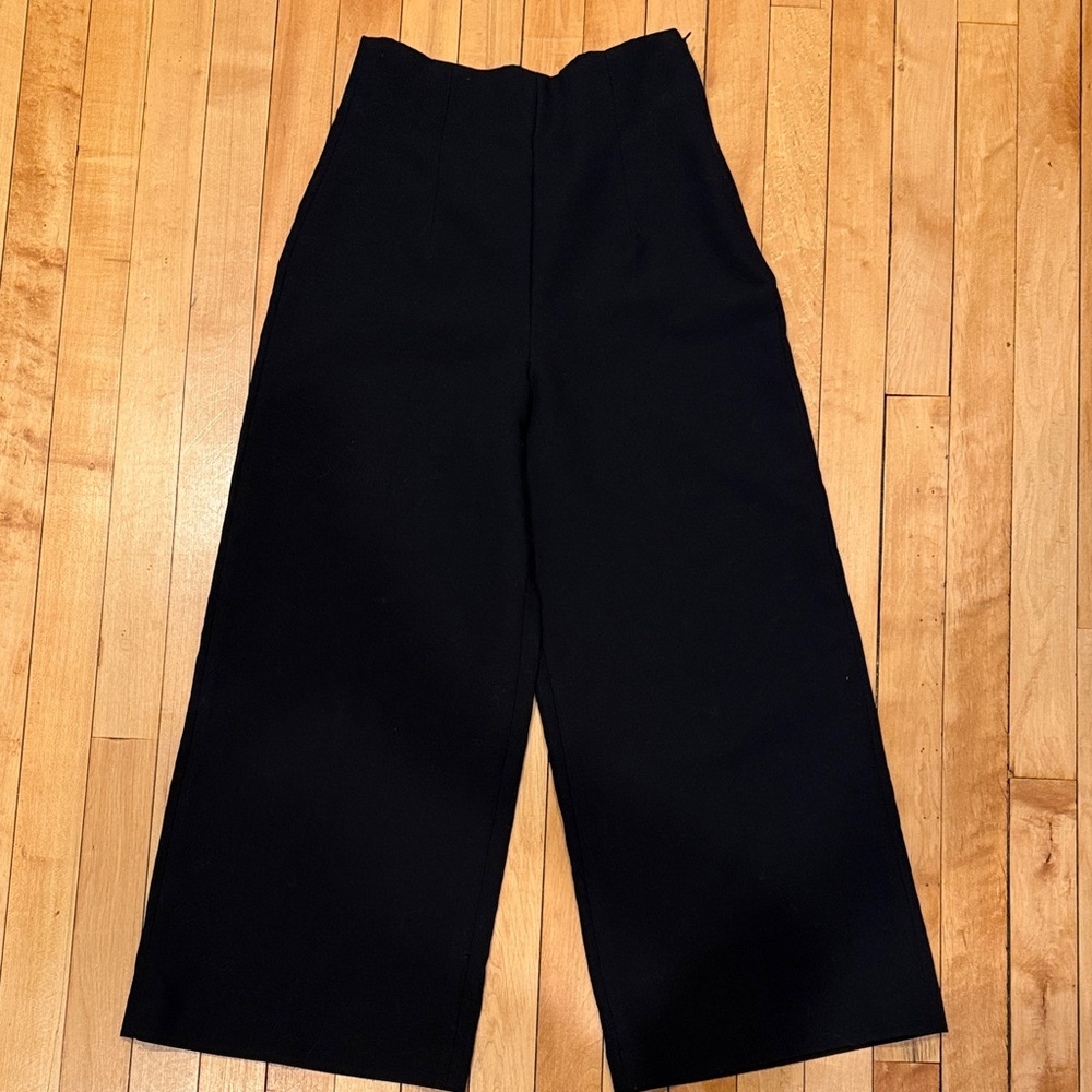Zara Black Wide Leg Women's Pants